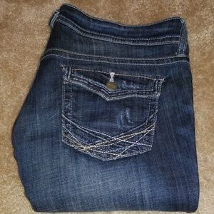 Decree Boot Cut Distressed Jeans